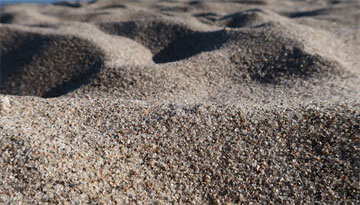 Объемы производства кварцевого песка в 1 кв. 2003 года