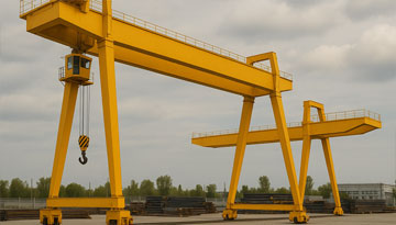 Предоставление информации по объемам производства козловых кранов