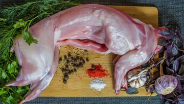 Определение объемов производства мяса кроликов в России за 2003 г.