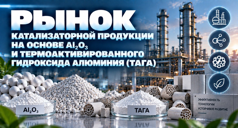 Российский рынок катализаторной продукции на основе оксида алюминия и термоактивированного гидроксида алюминия