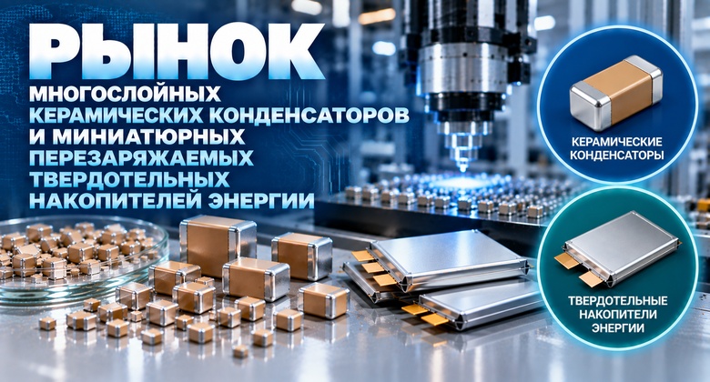 Исследование российского рынка многослойных керамических конденсаторов и миниатюрных перезаряжаемых твердотельных накопителей энергии